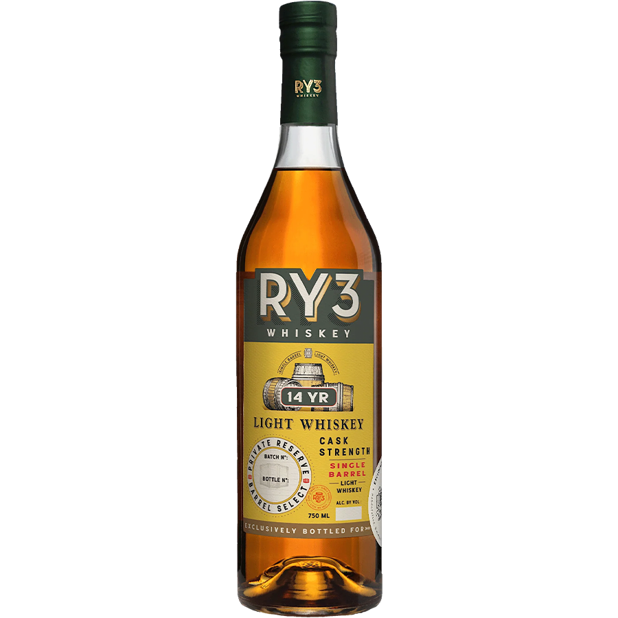RY3 14 Year Light Cask Strength Whiskey