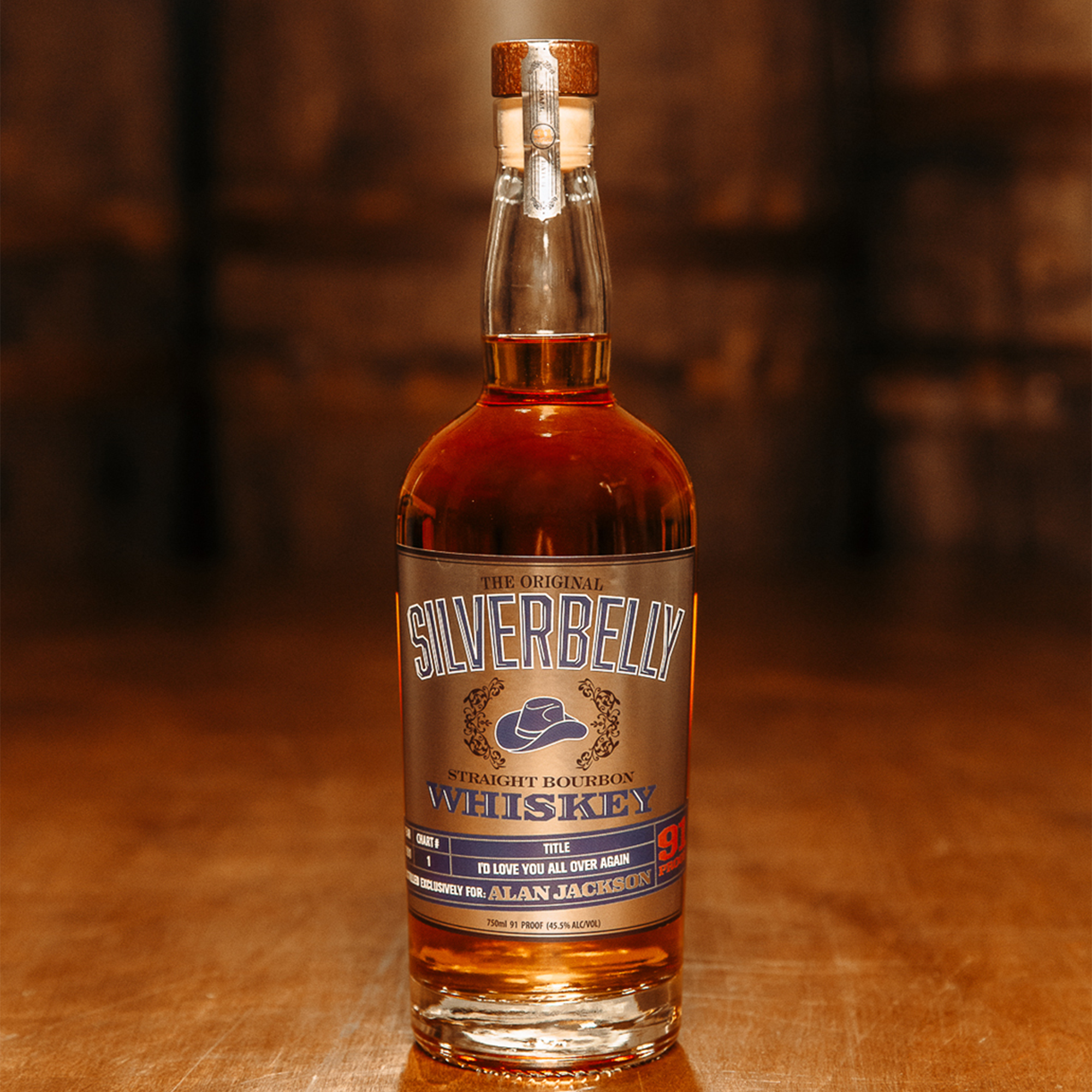 The Original Silverbelly By Alan Jackson Kentucky Straight Bourbon Whiskey