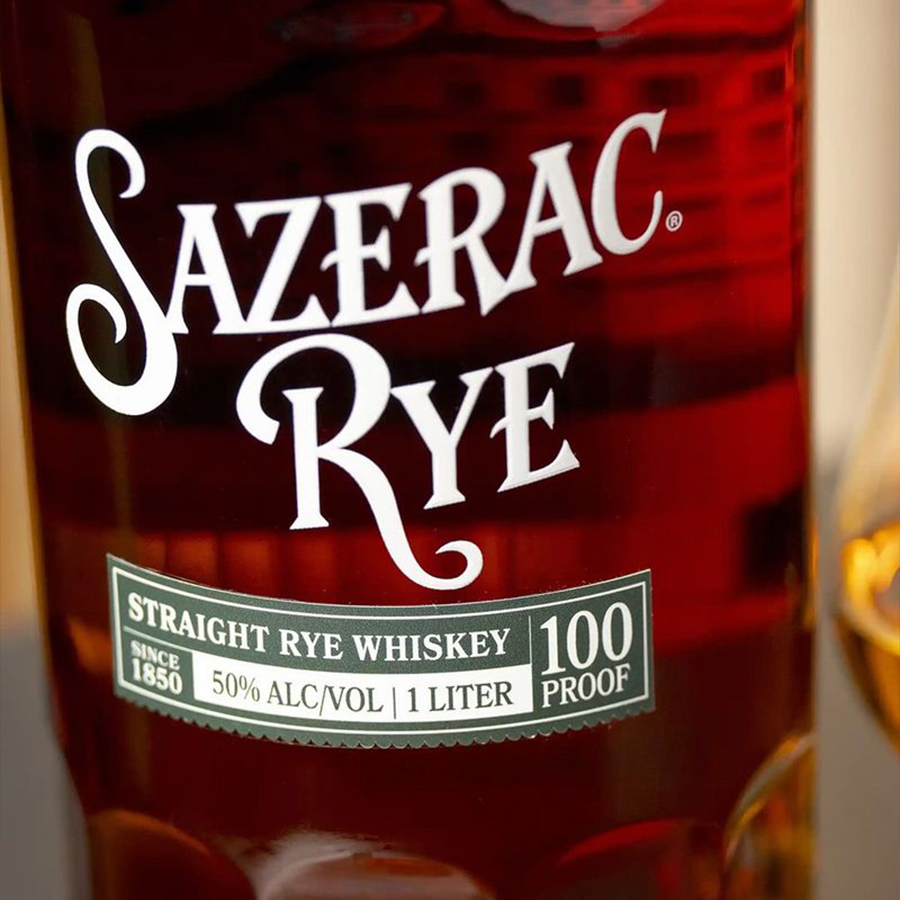 Sazerac 100 Proof Straight Rye Whiskey 1L