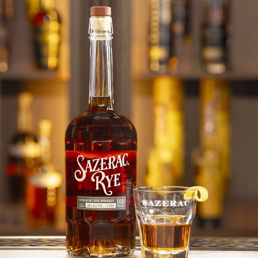 Sazerac 100 Proof Straight Rye Whiskey 1L
