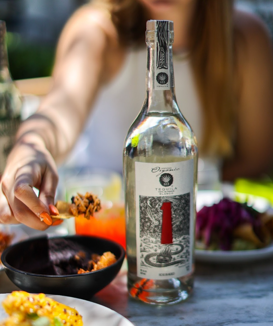 123 Organic Blanco (Uno) Tequila
