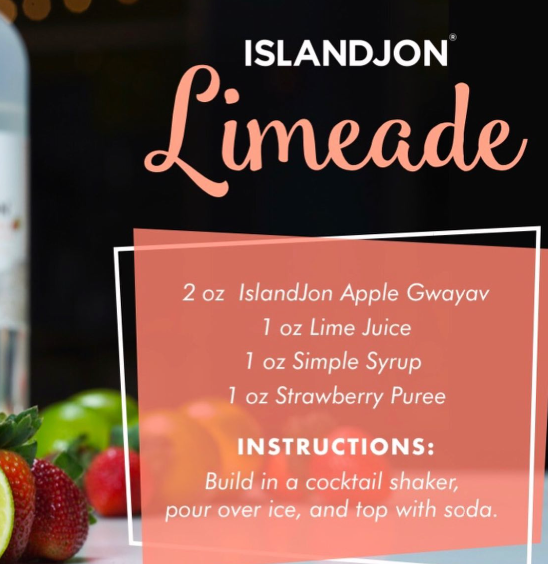 IslandJon Apple Gwayav Vodka