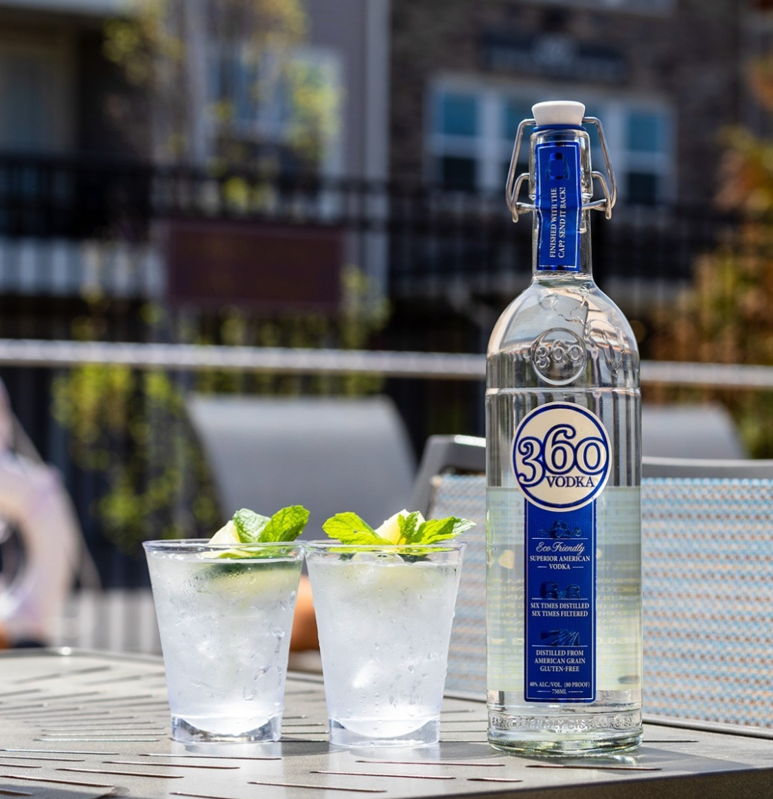 360 Vodka Eco Friendly Superior Vodka