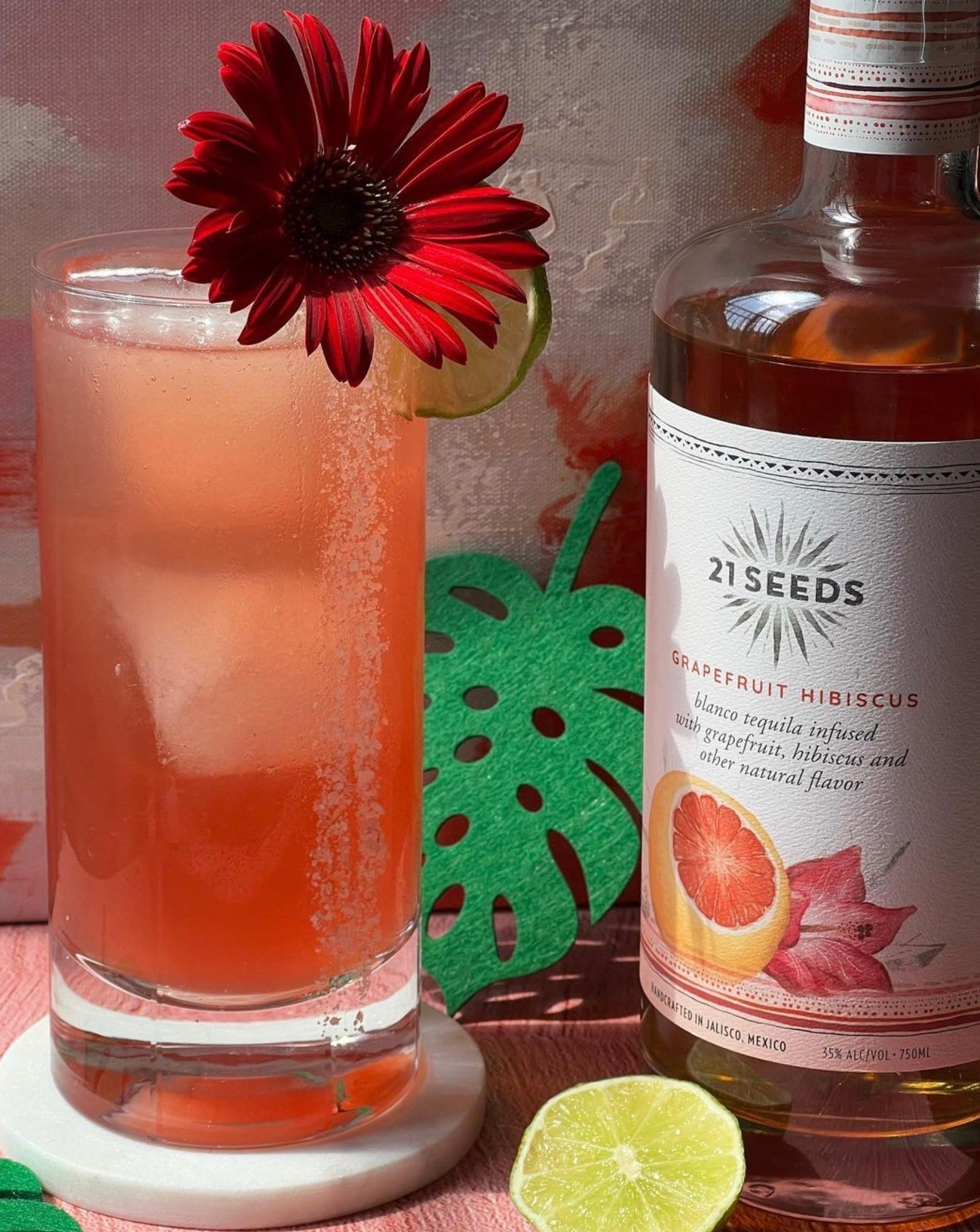 21 Seeds Grapefruit Hibiscus Tequila