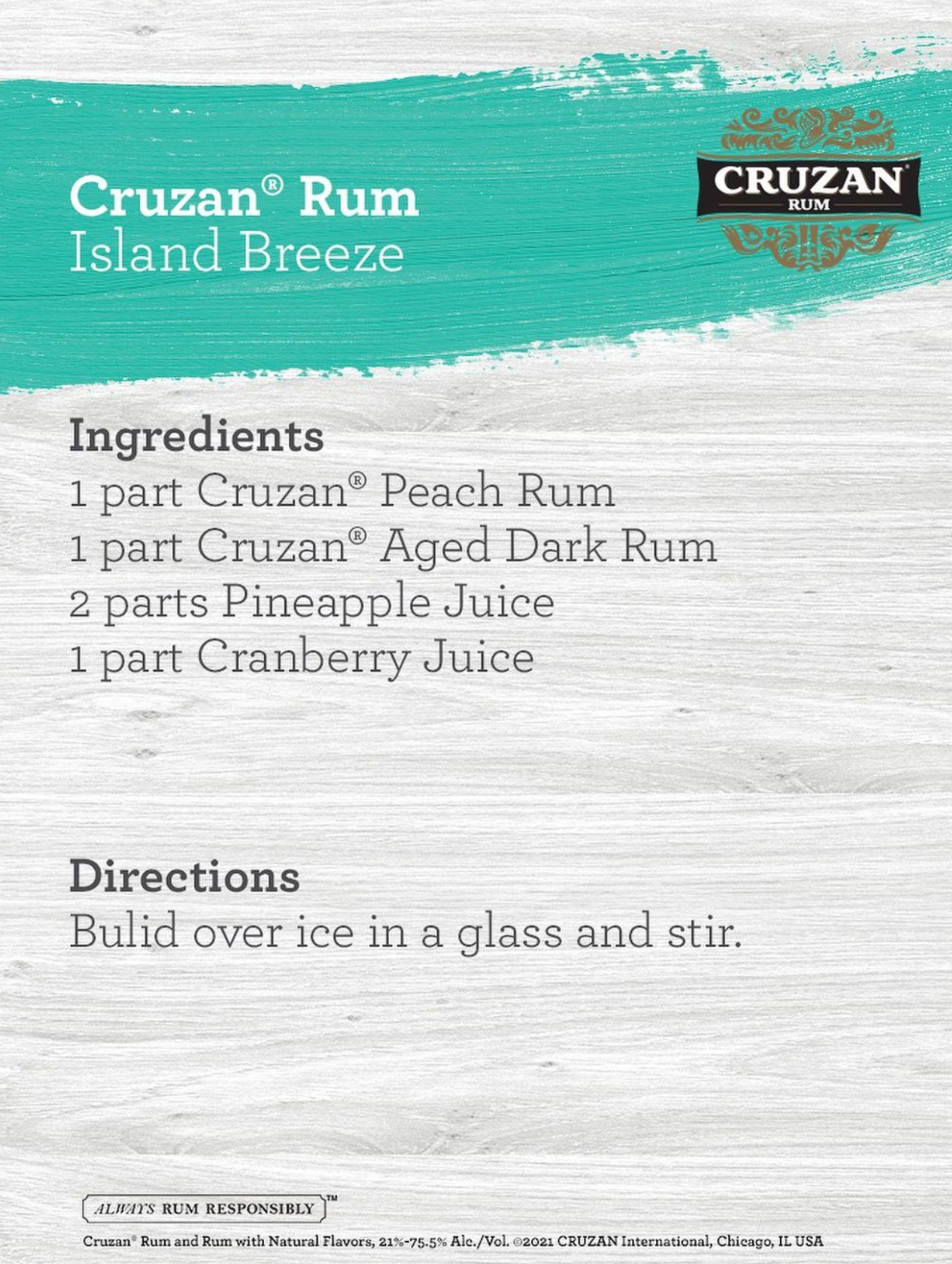 Cruzan Peach Rum