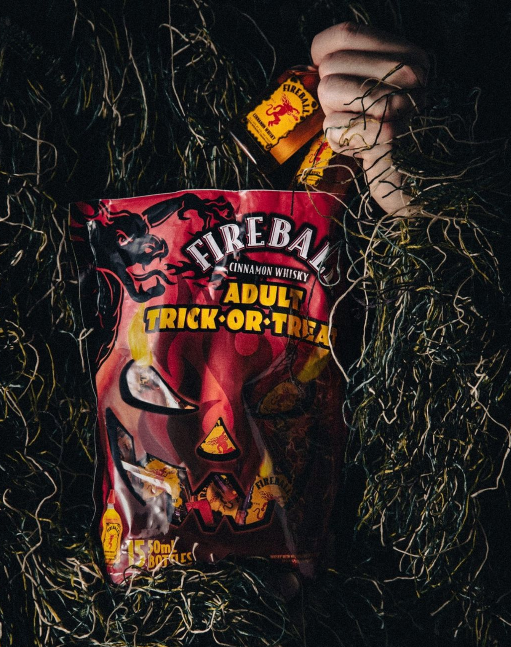 Fireball Cinnamon Whisky Trick or Treat Bag