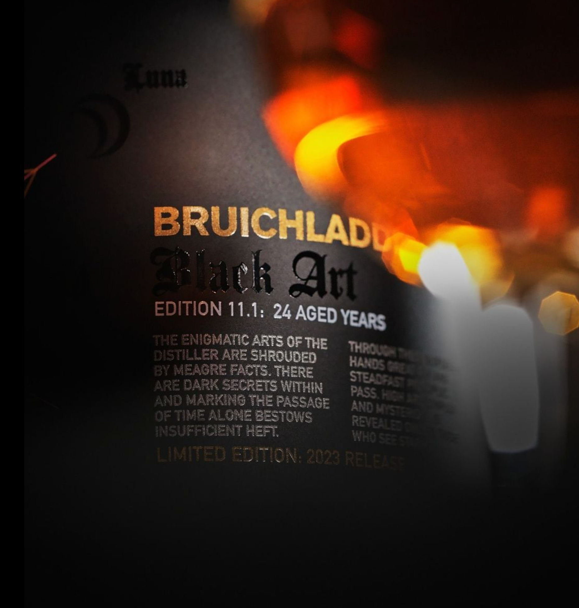 Bruichladdich Black Art 11.1 24 Year Islay Single Malt Scotch