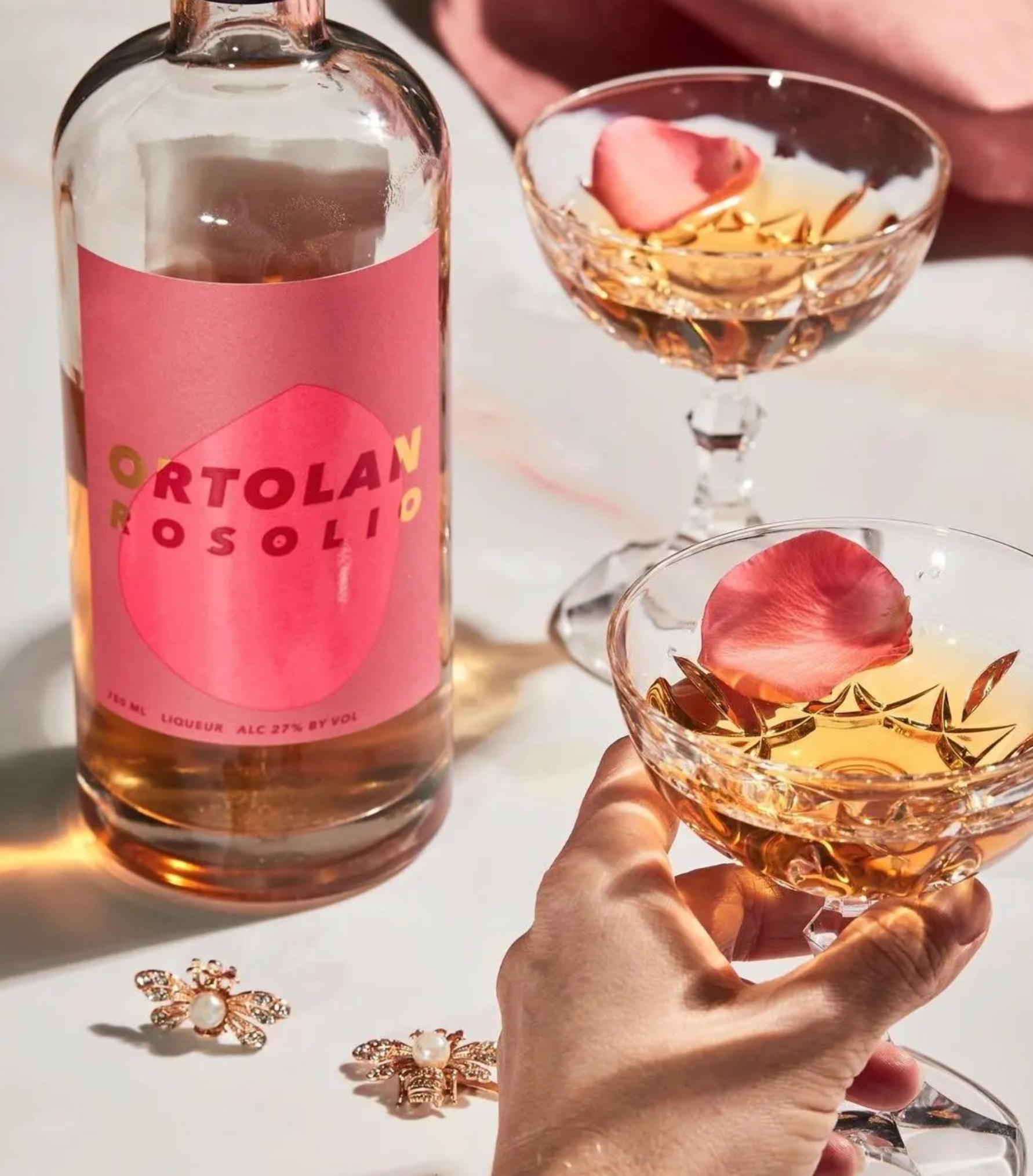 Ortolan Rosolio (Rose) Liqueur