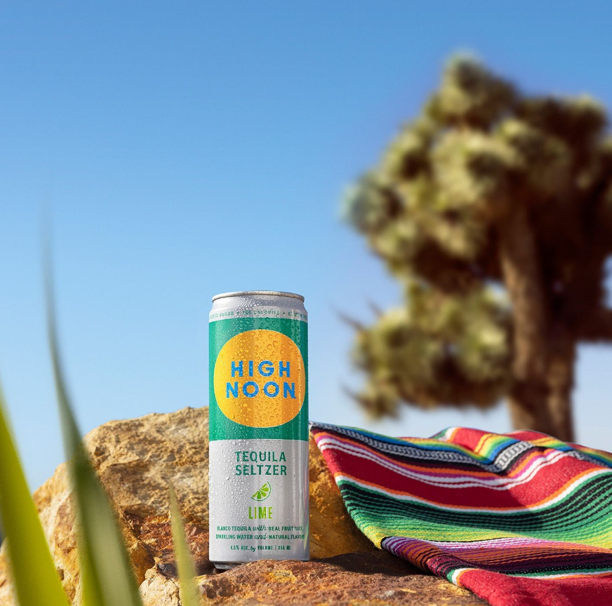 High Noon Lime Hard Seltzer (4 Pack) 355ml