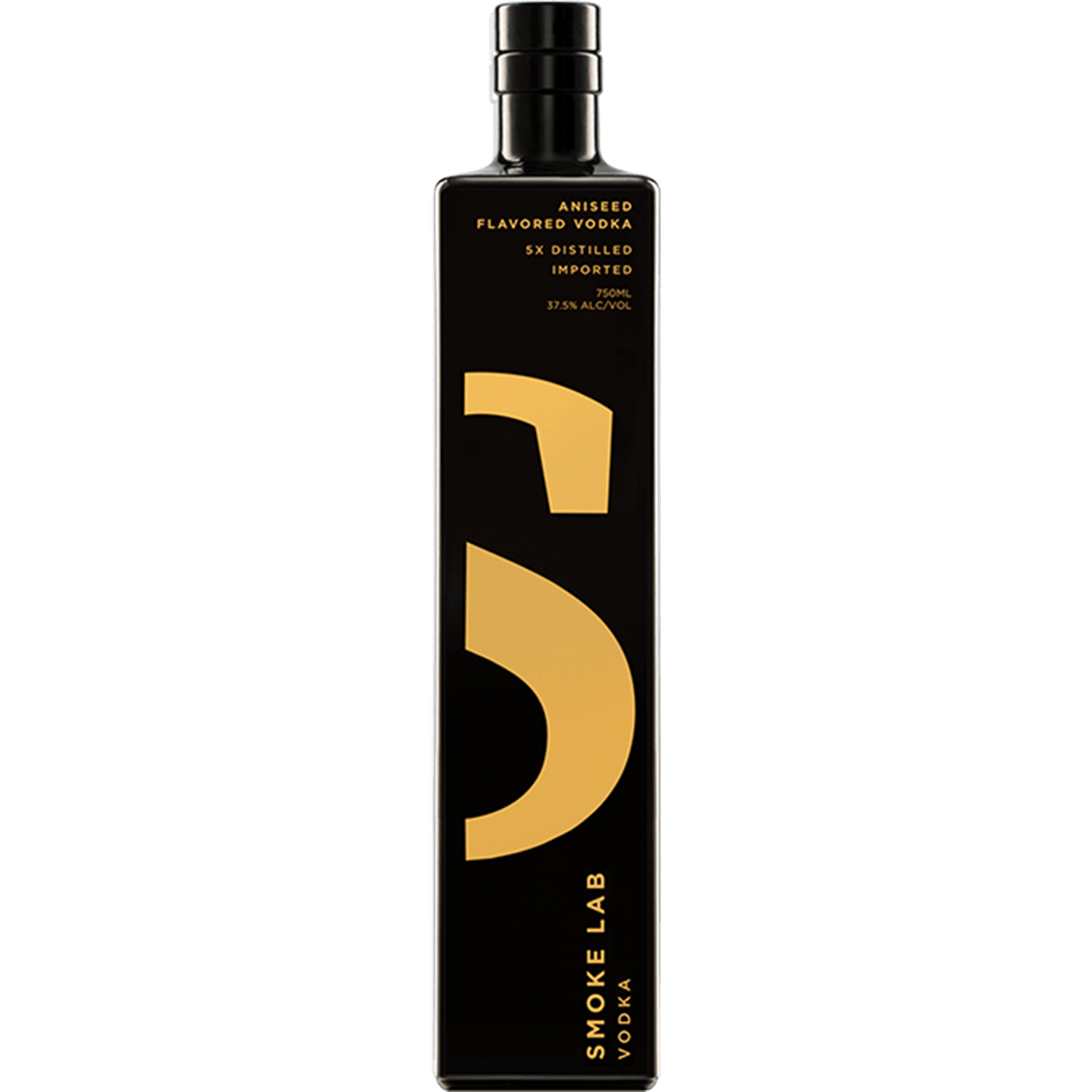 Smoke Lab Aniseed Vodka bottle featuring unique flavor notes of anise, fennel, and liquorice, 75 Proof.