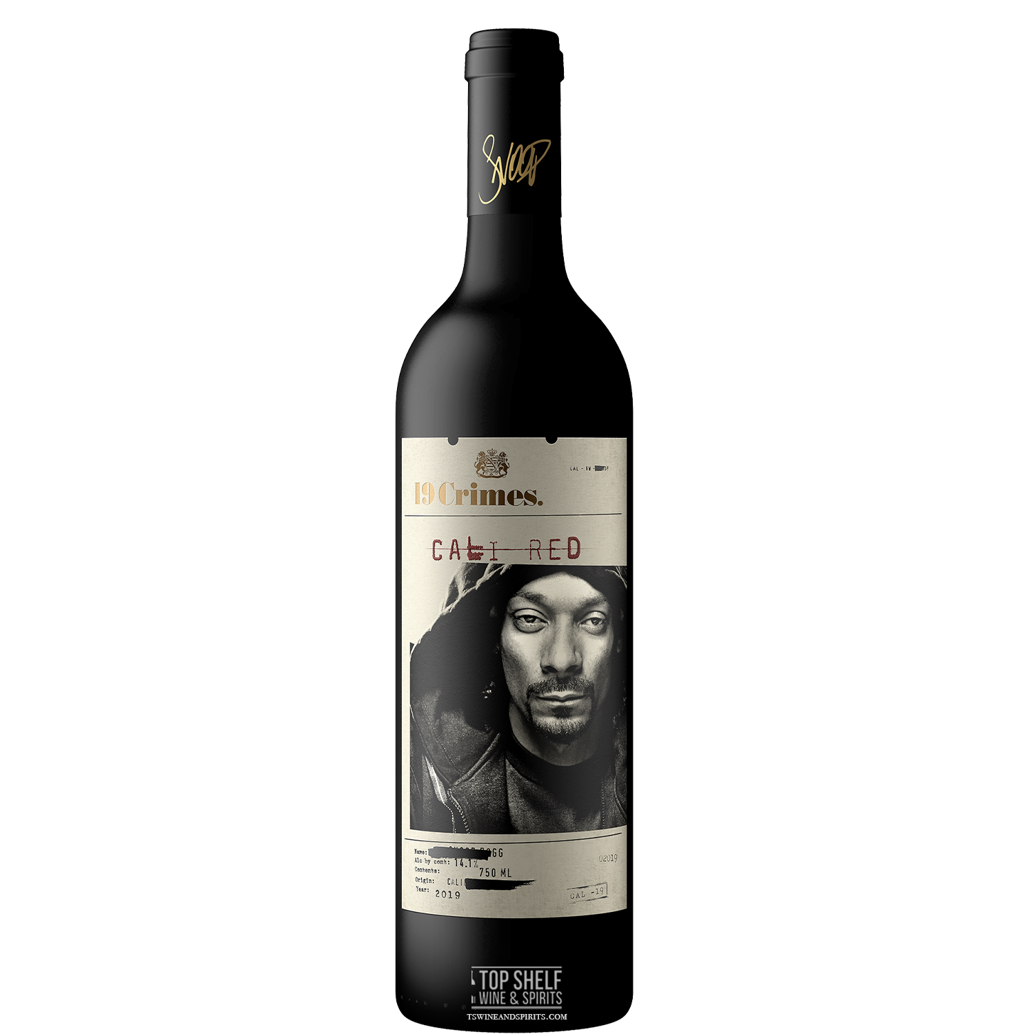 19 Crimes Snoop Dogg Cali Red Wine Delivery & Engraving Available