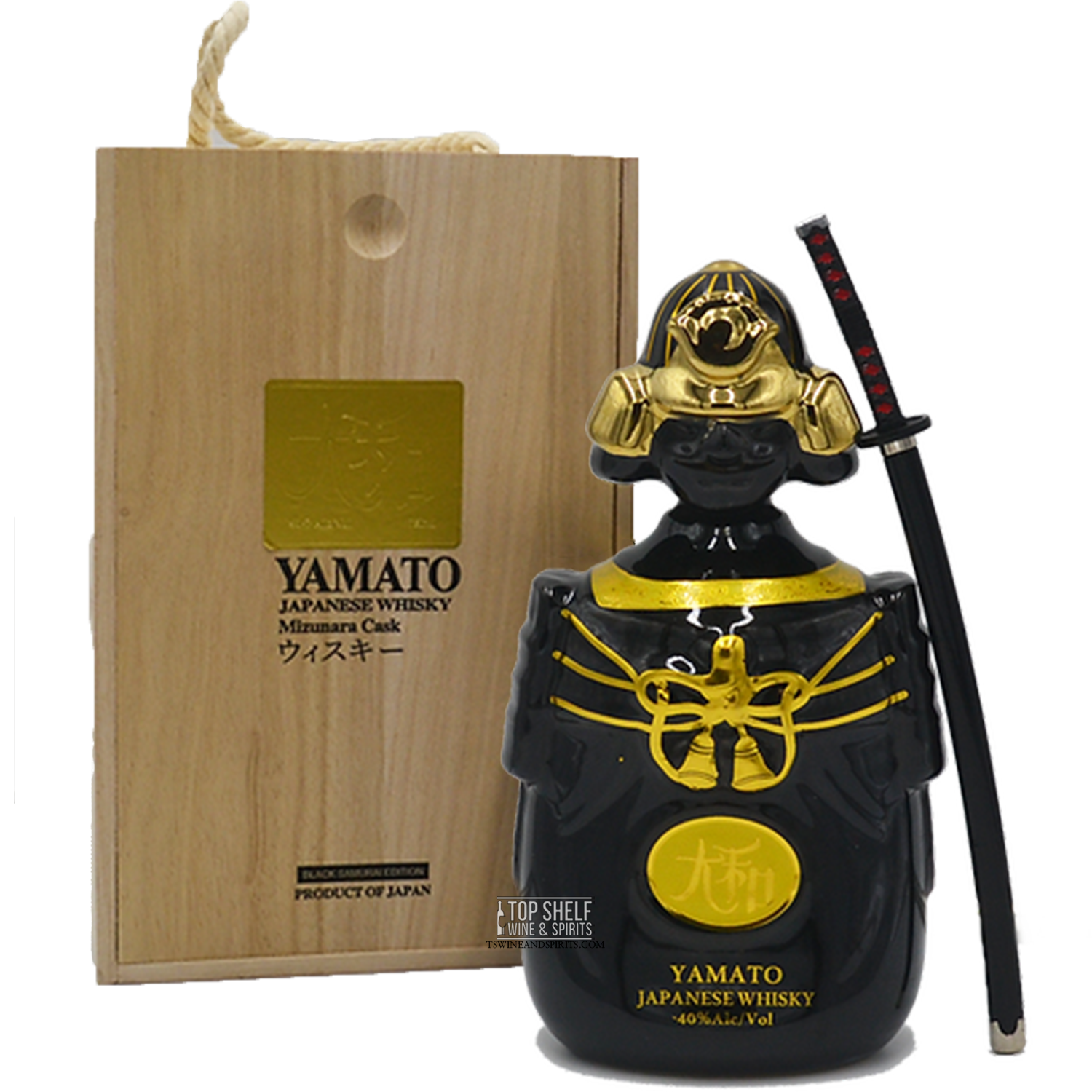 Yamato Mizunara Cask Japanese Whisky (Black Samurai Edition)
