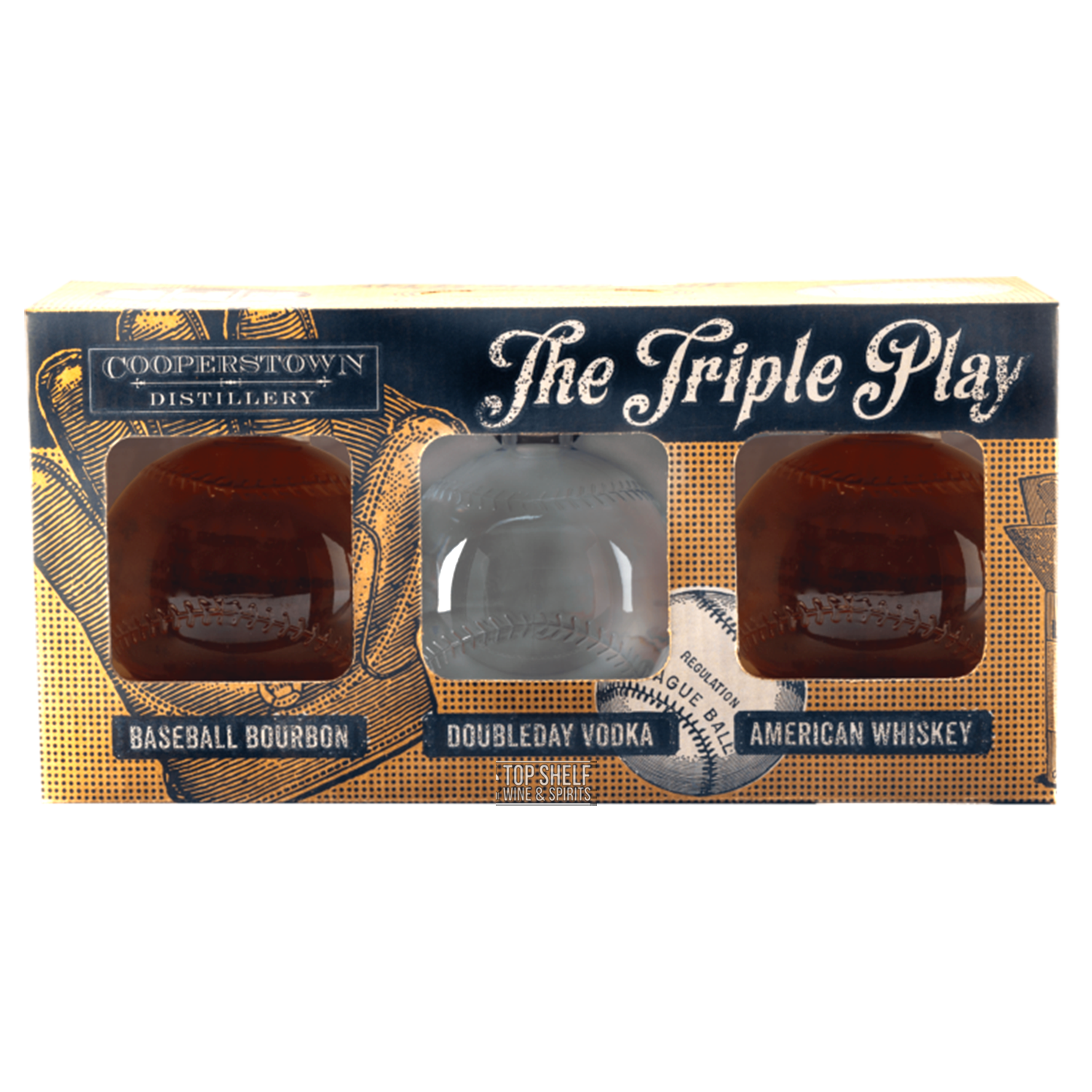 Cooperstown The Triple Play in Baseball Bottles (3 pack of 750mL)