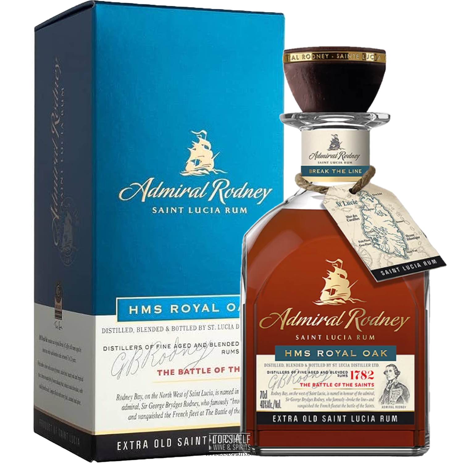 Admiral Rodney HMS Royal Oak Rum