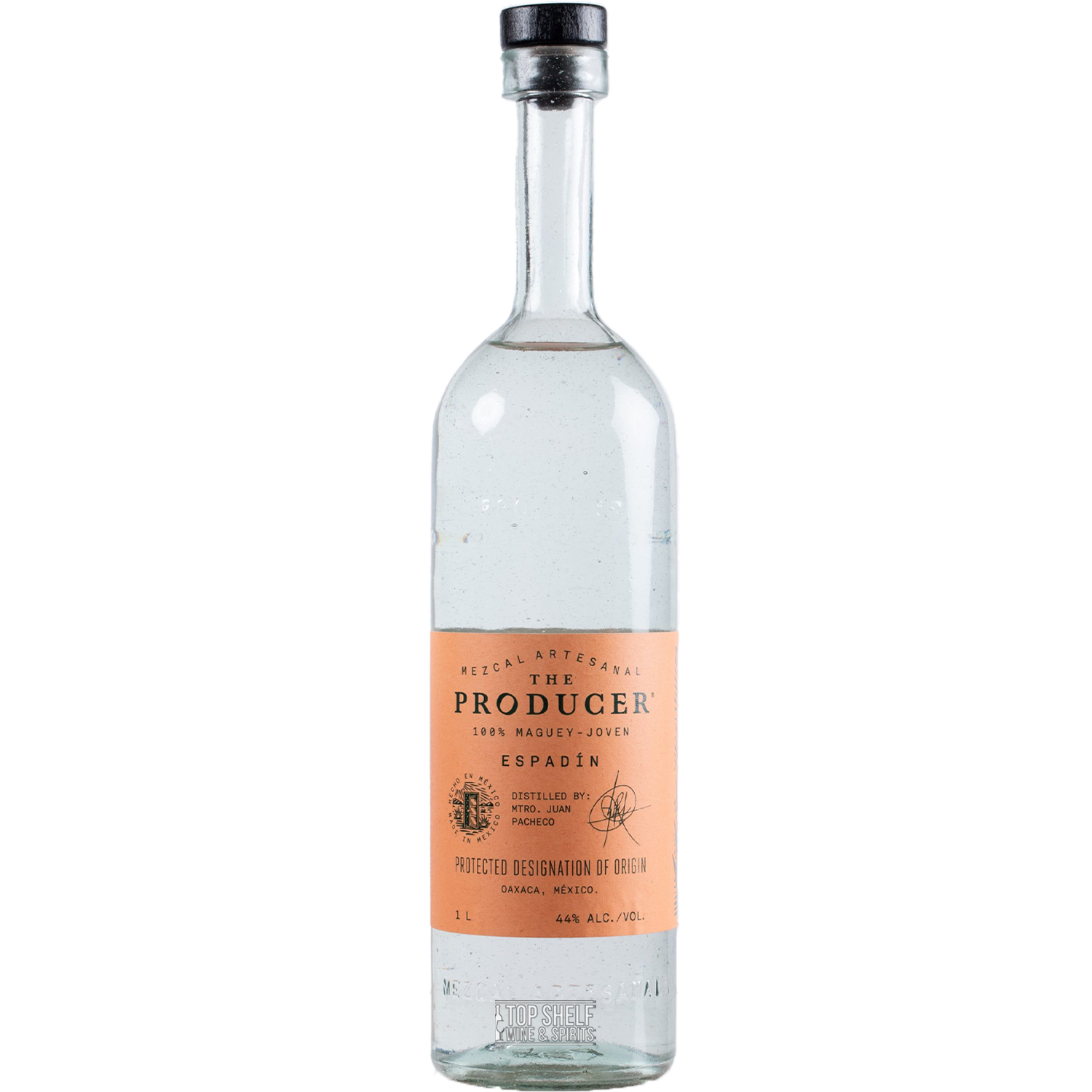 The Producer Mezcal Espadín Maguey Joven 1L