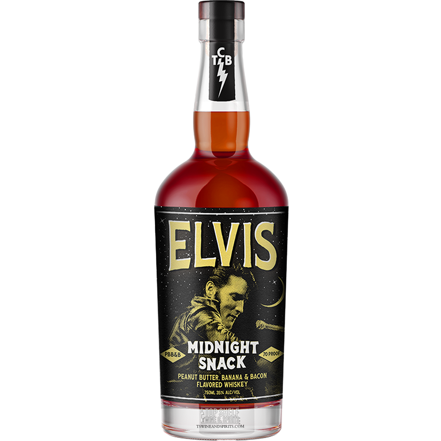 Elvis Midnight Snack Whiskey (Peanut Butter Banana and Bacon Flavored)