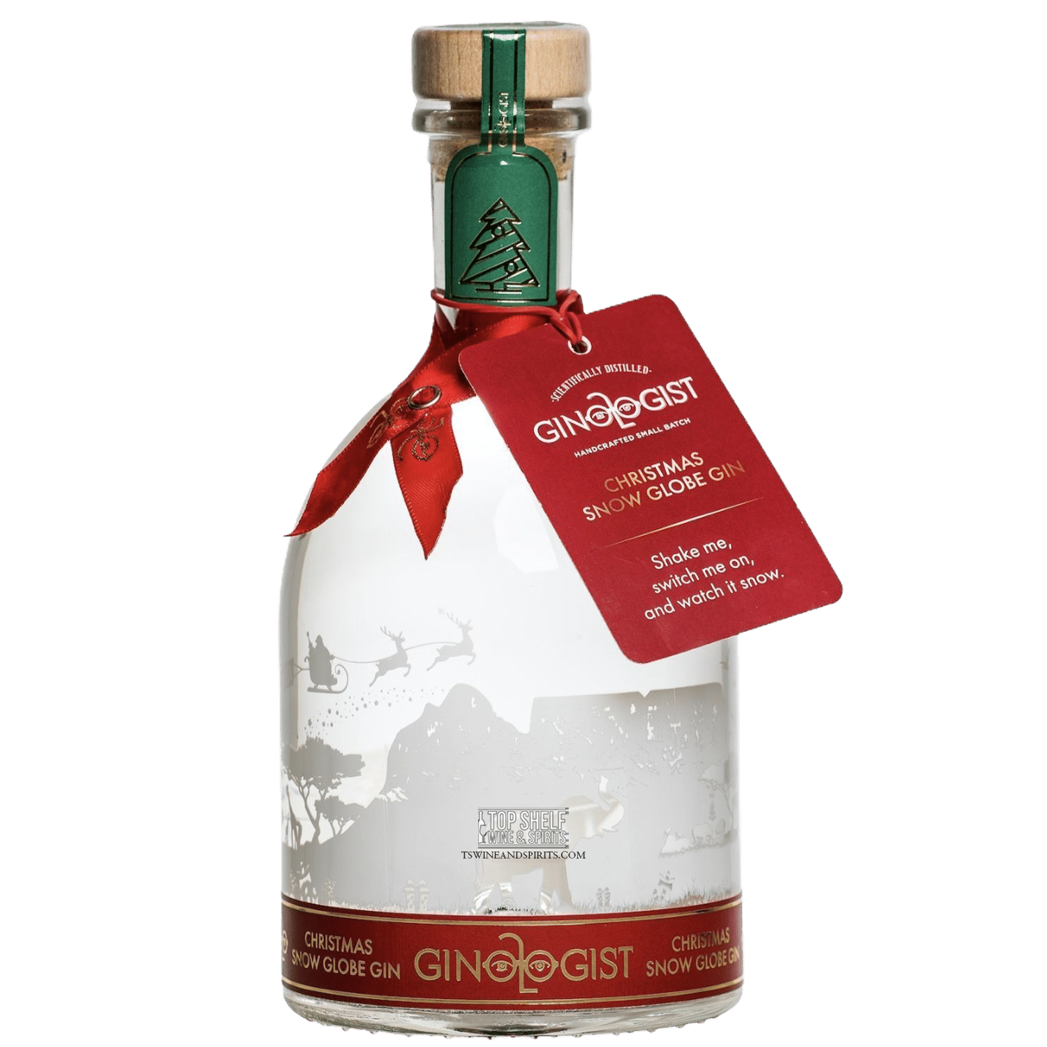 Ginologist Small Batch Christmas Snow Globe Gin