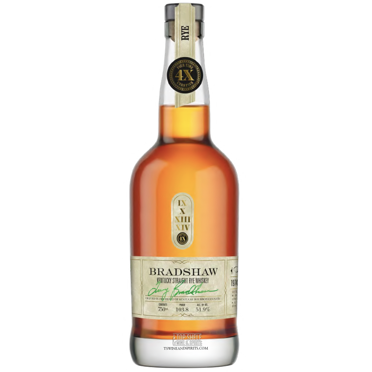 Bradshaw Straight Rye Whiskey