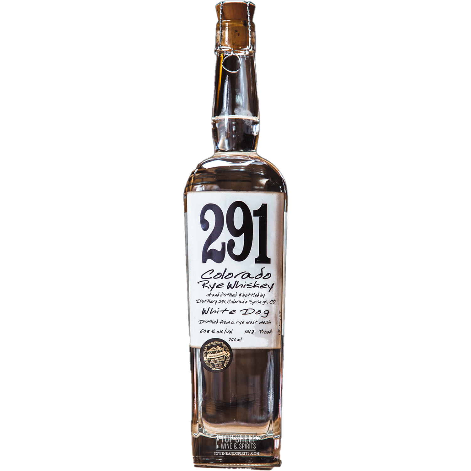 291 Colorado White Dog Rye Whiskey Delivery to Your Home