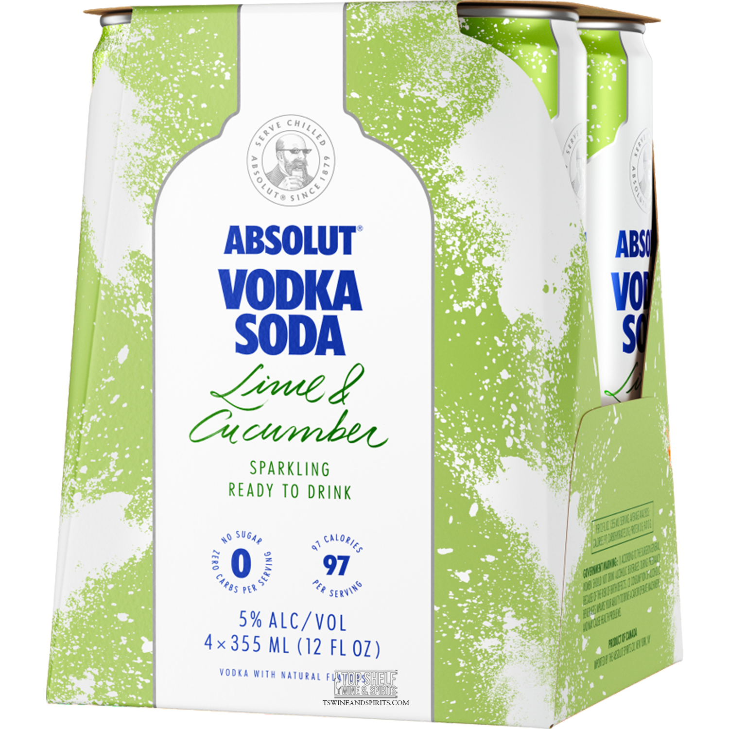 Cutwater Spirits Lime Vodka Soda 4-Pack (12 FL OZ Per Can)