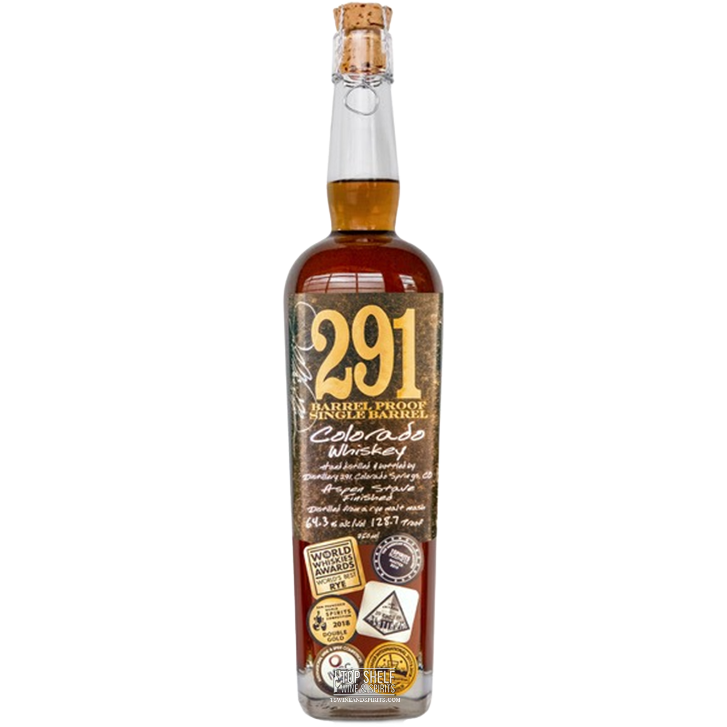 291 Colorado Barrel Proof Single Barrel Whiskey