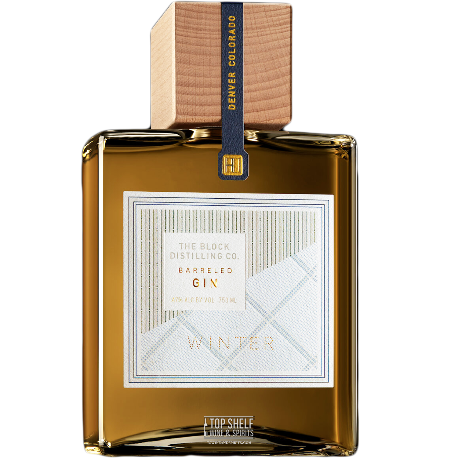 The Block Distilling Co Winter Barrel Rested Gin