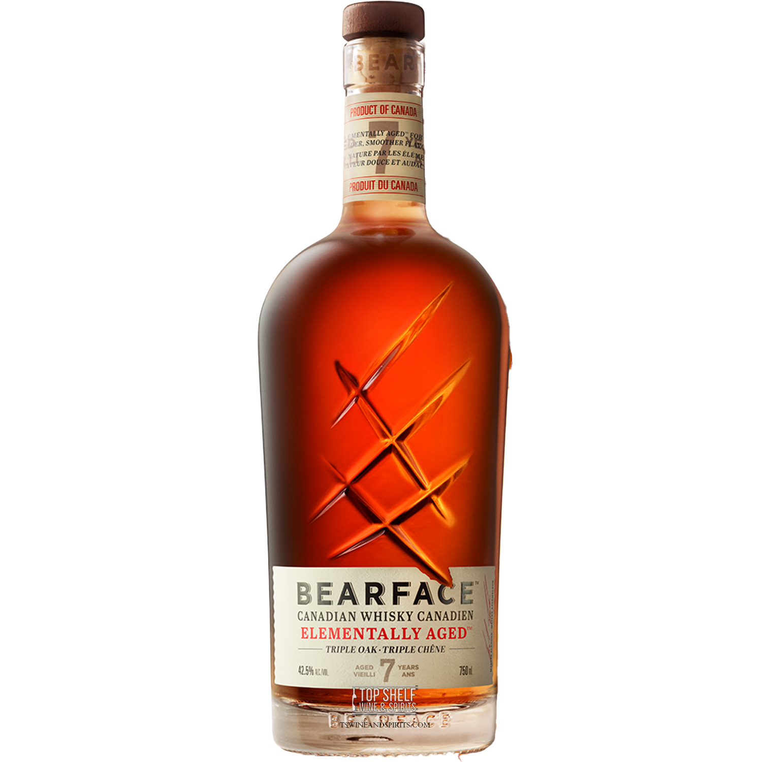 Bearface Triple Oak Elementally Aged 7 Year Canadian Whisky