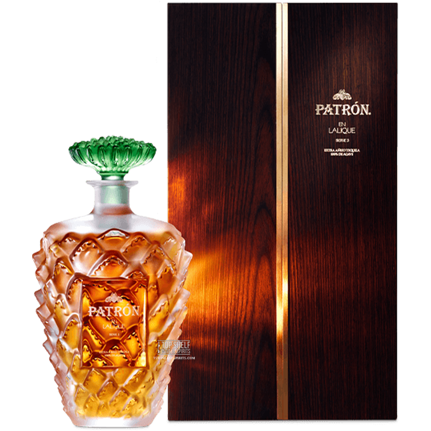 Patrón En Lalique Serie III Extra Añejo Tequila