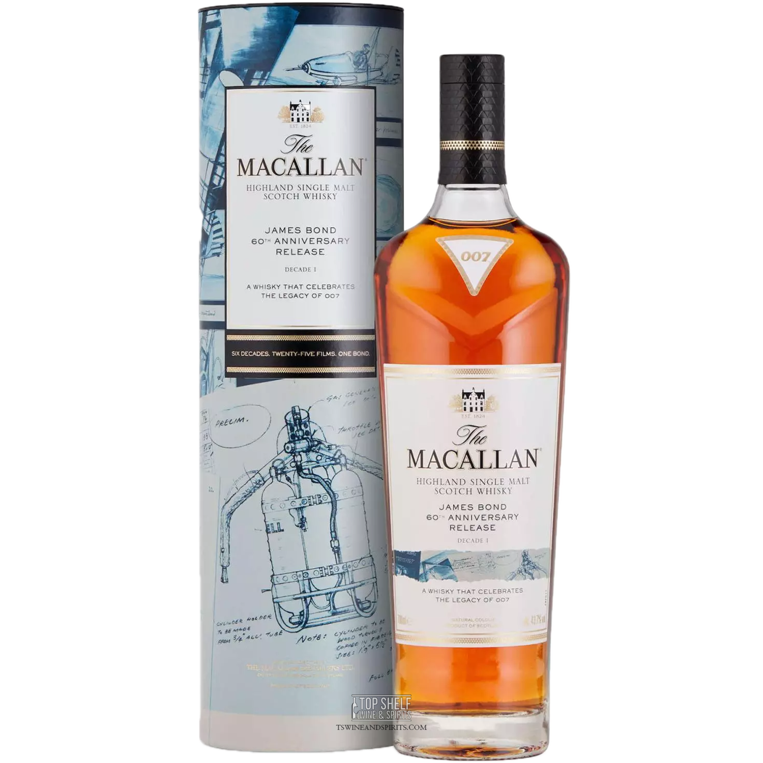 Macallan James Bond 60th Anniversary Release Decade I