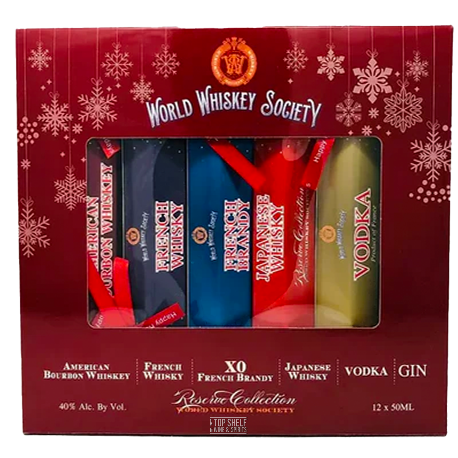 World Whiskey Society Christmas Candy Gift Set