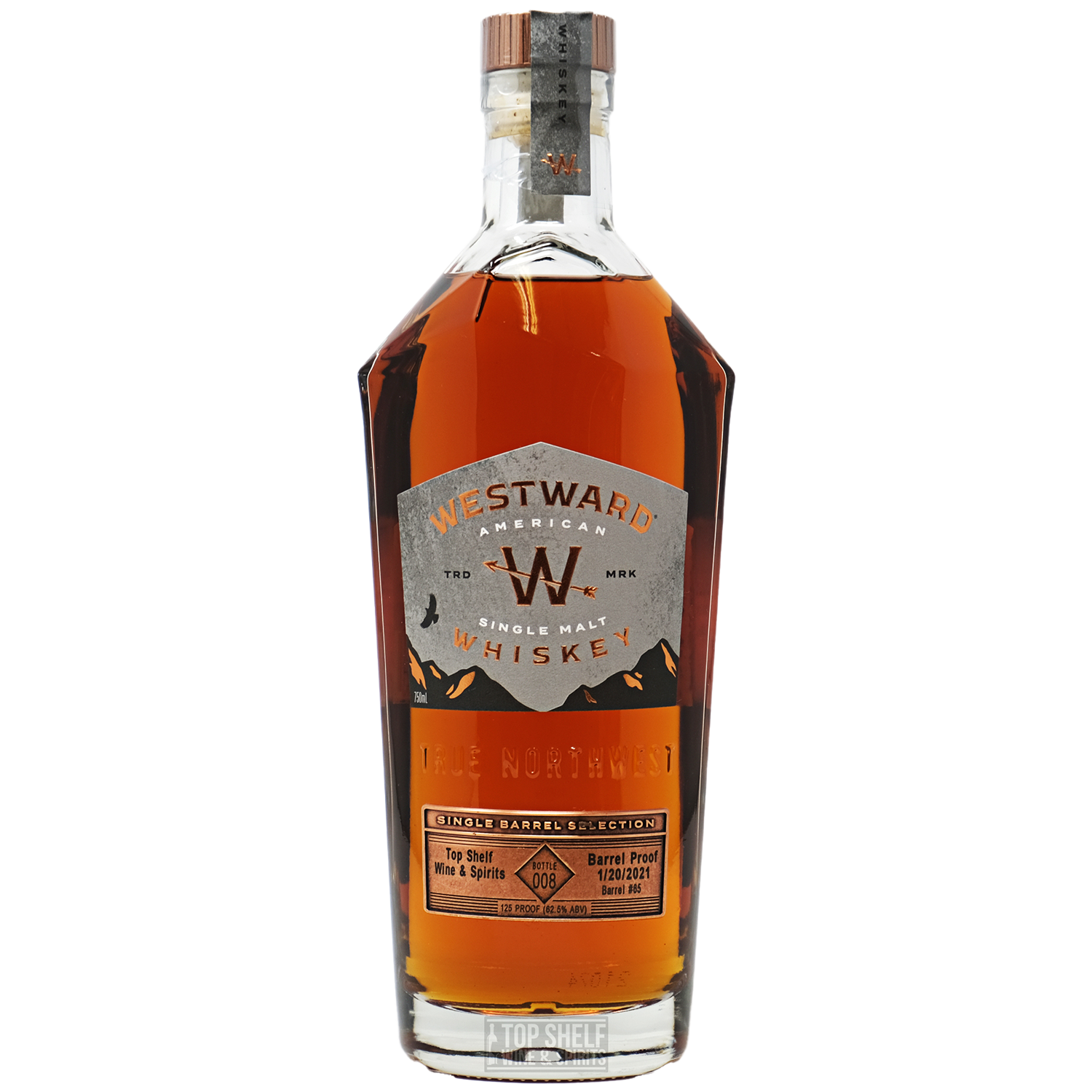 Westward Cask Strength Single Barrel American Single Malt (Private Selection)