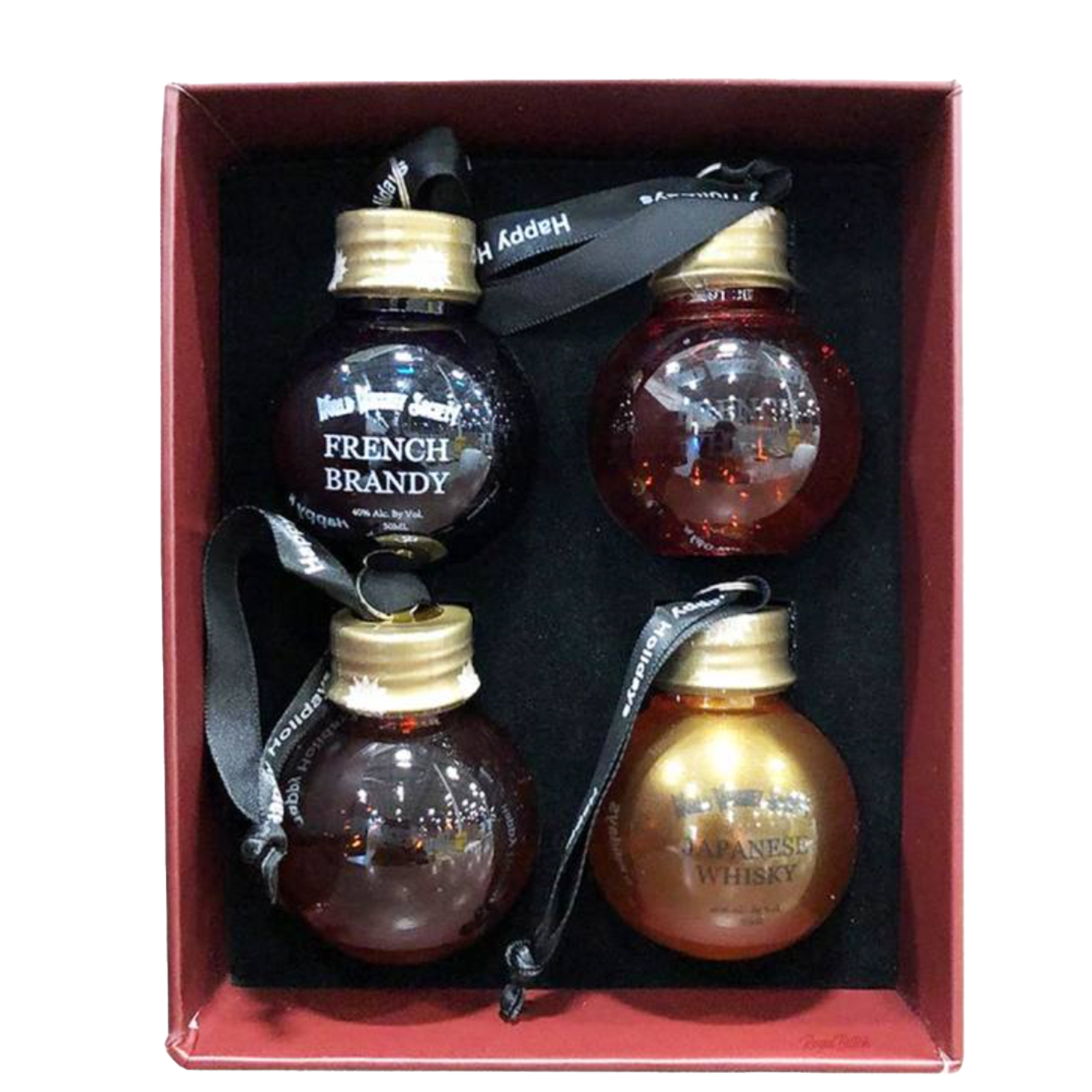 World Whiskey Society Christmas Balls French Whisky