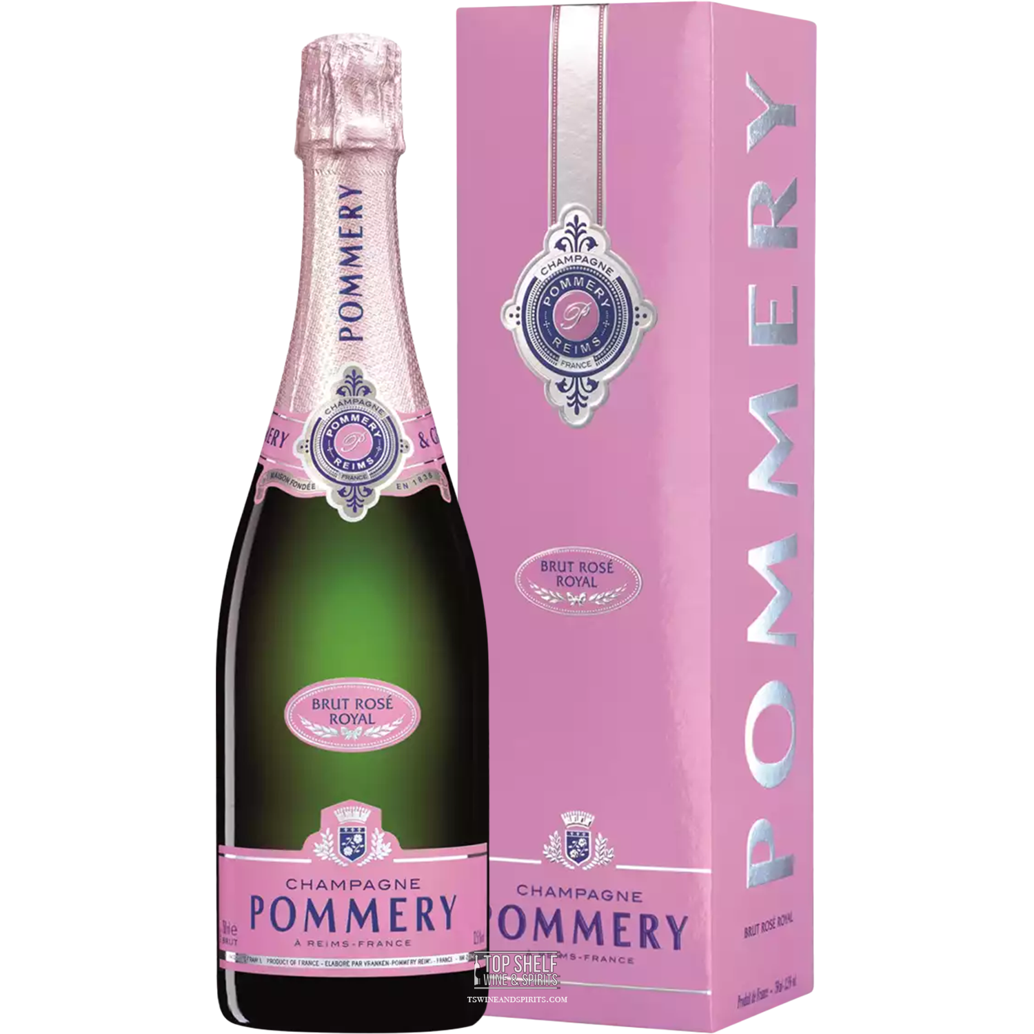 | Delivery & Pommery Champagne Rosé Gifting Brut Royal