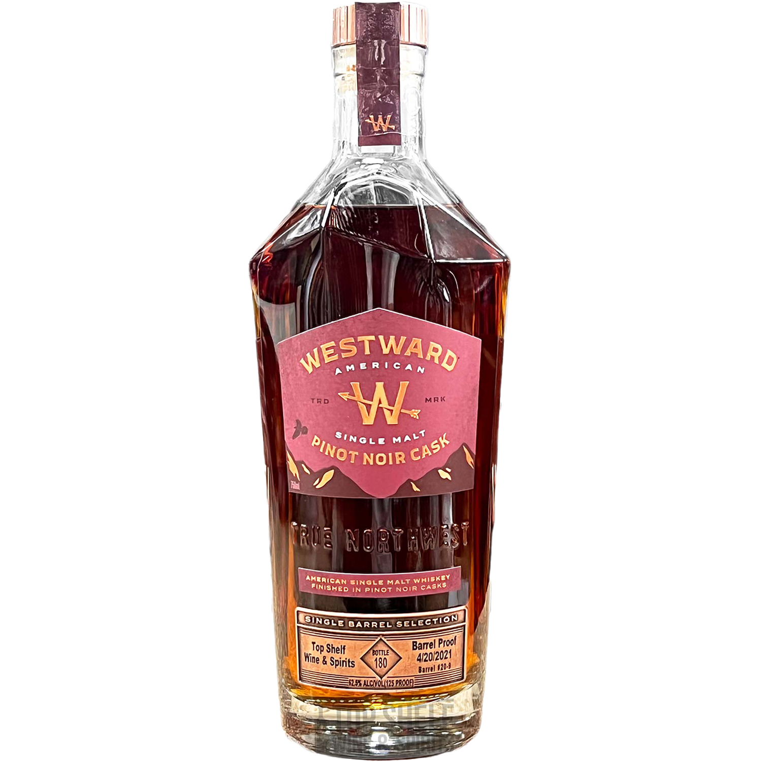 Westward Pinot Noir Cask Strength American Single Malt (Private Selection)