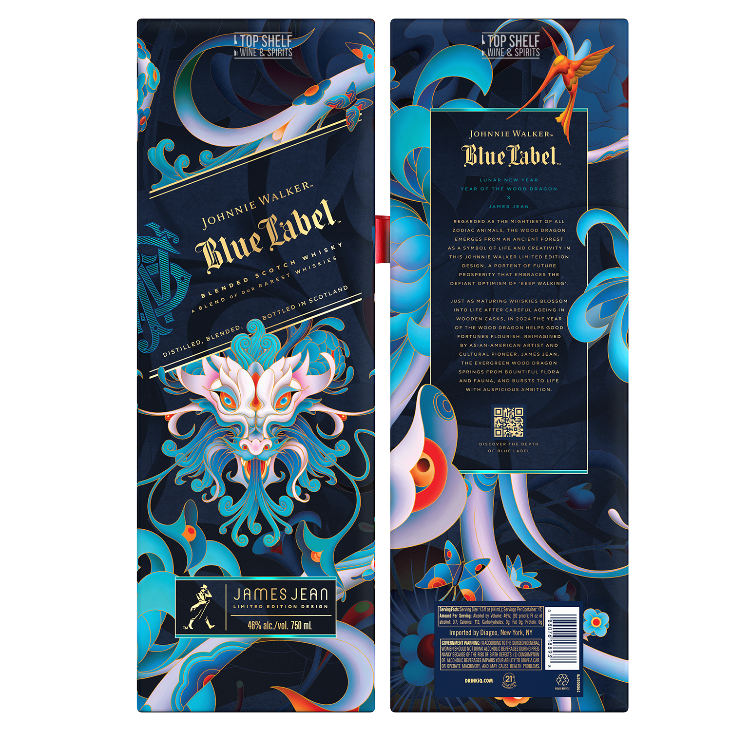 Johnnie Walker Blue Label Year of the Dragon (Limited Edition) box