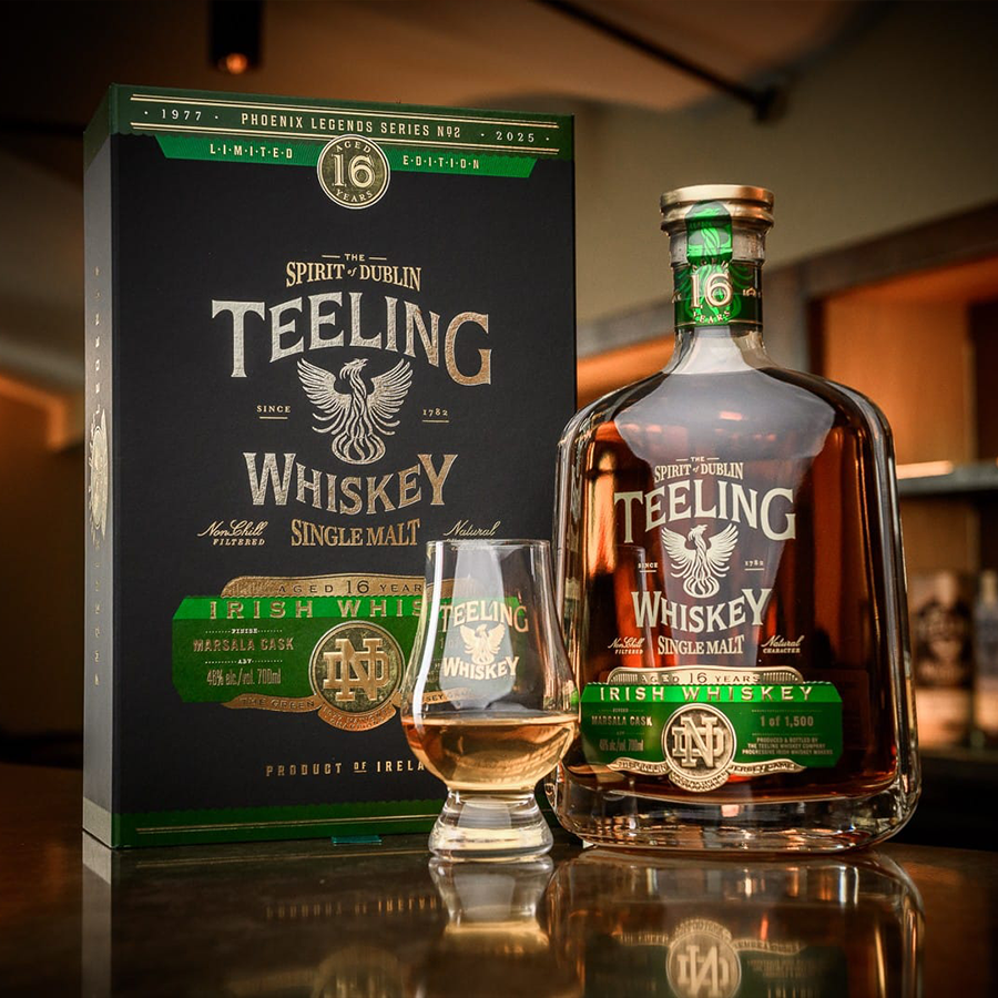 Teeling 16 Year Notre Dame Phoenix Legends Single Malt Irish Whiskey 700ml