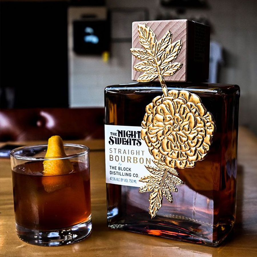 The Block Distilling Co The Night Sweats 2 Year Bourbon