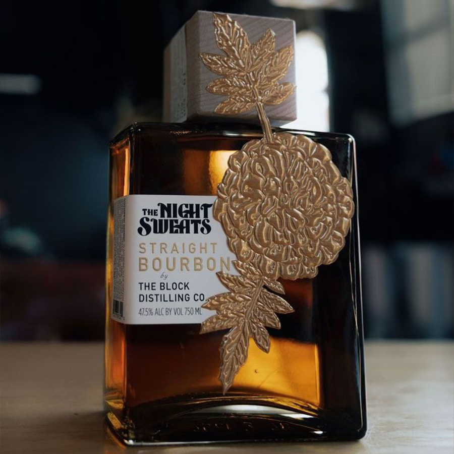 The Block Distilling Co The Night Sweats 2 Year Bourbon