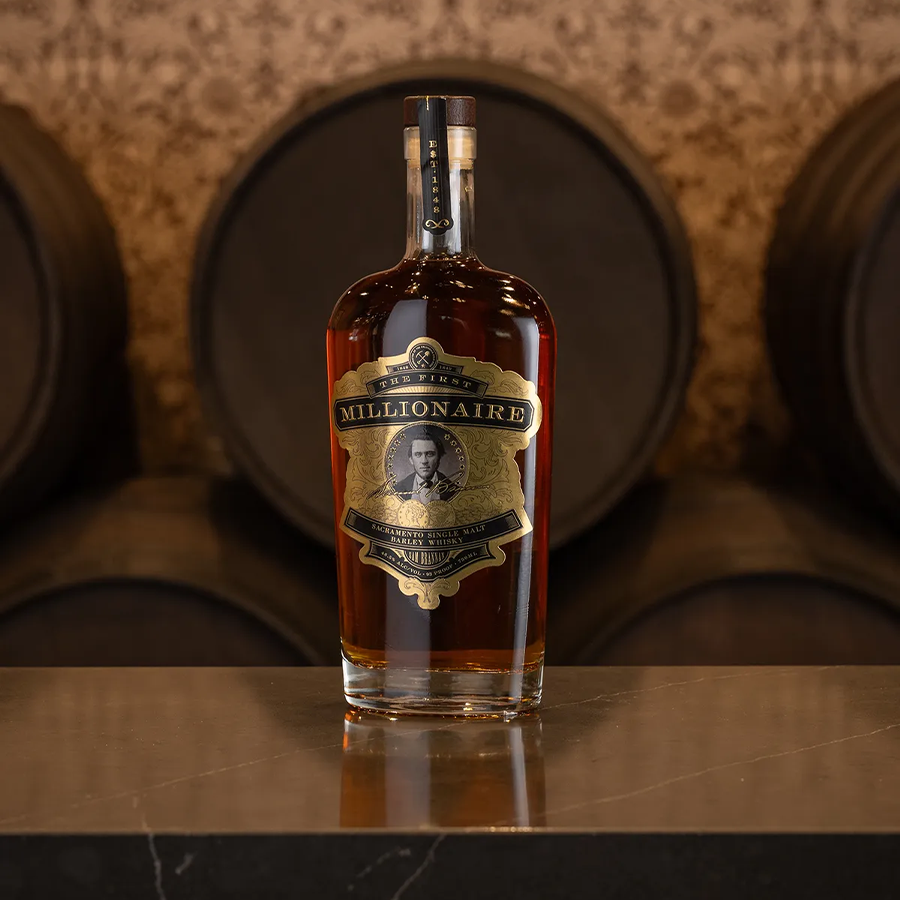 The First Millionaire Sacramento Single Malt Barley Whisky