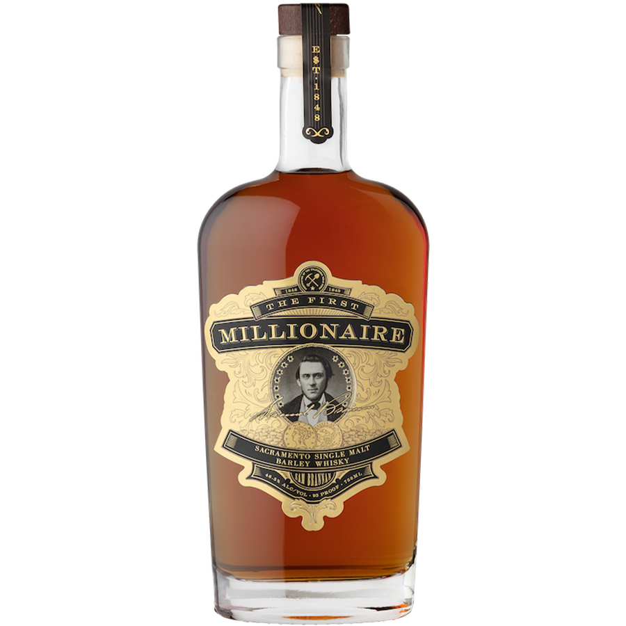 The First Millionaire Sacramento Single Malt Barley Whisky