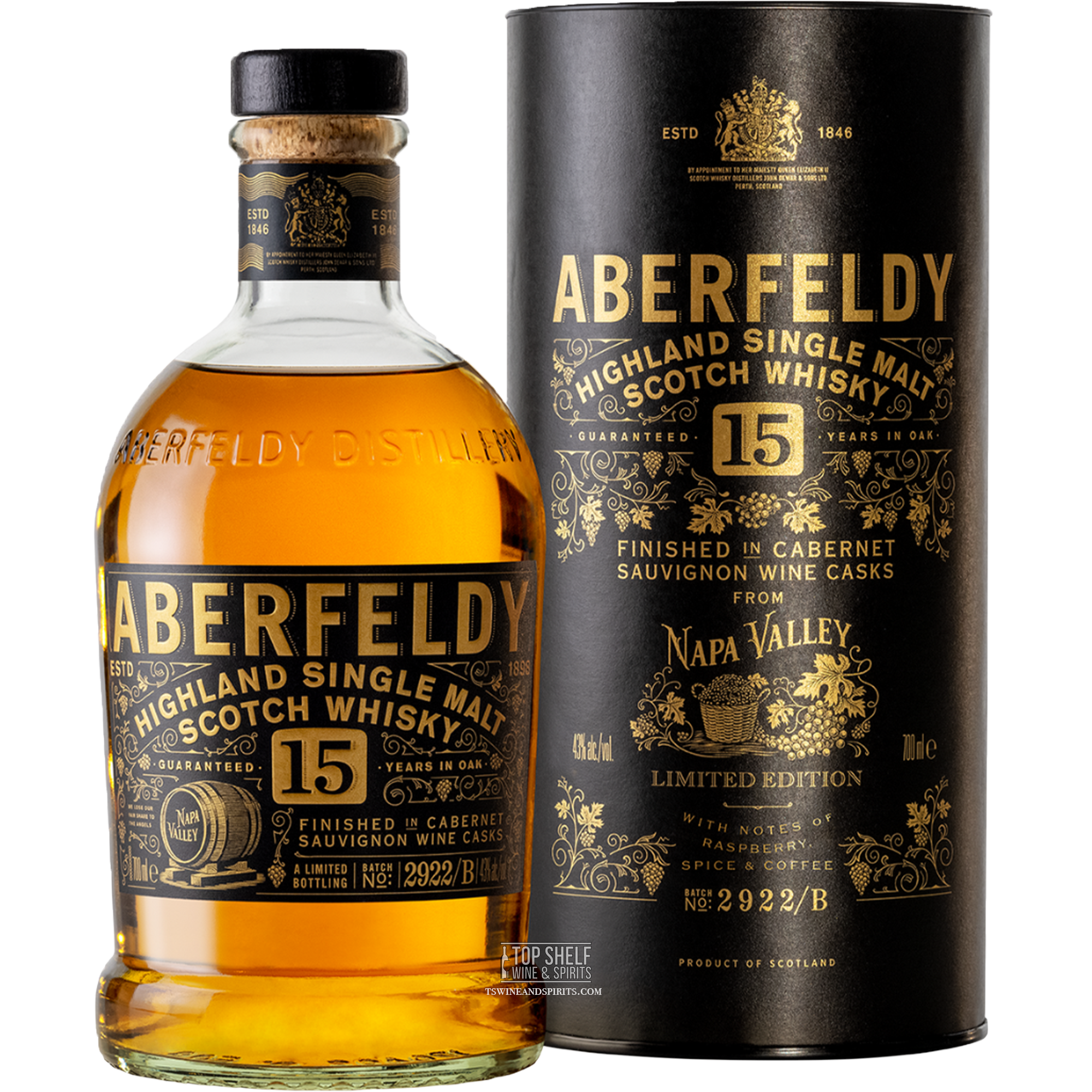 Aberfeldy Napa Valley Red Wine Cask 15 Year (Limited Edition)