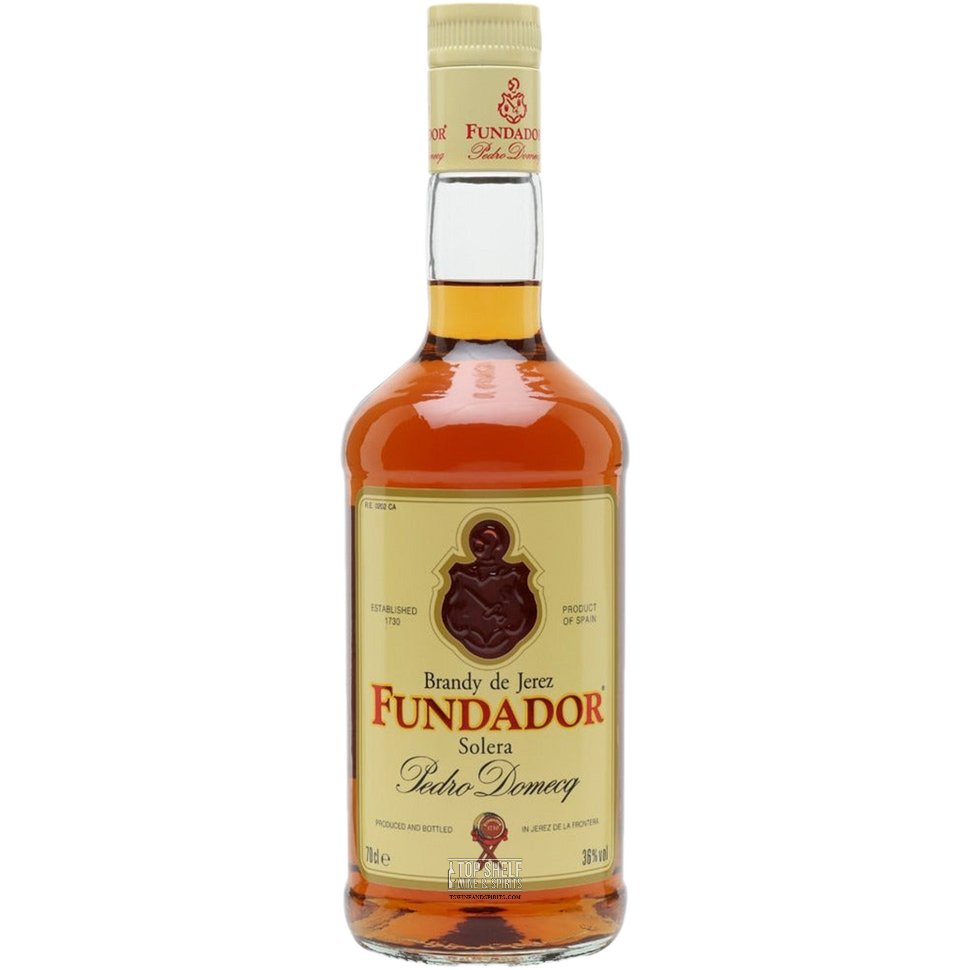 Fundador Solera Light Spanish Brandy