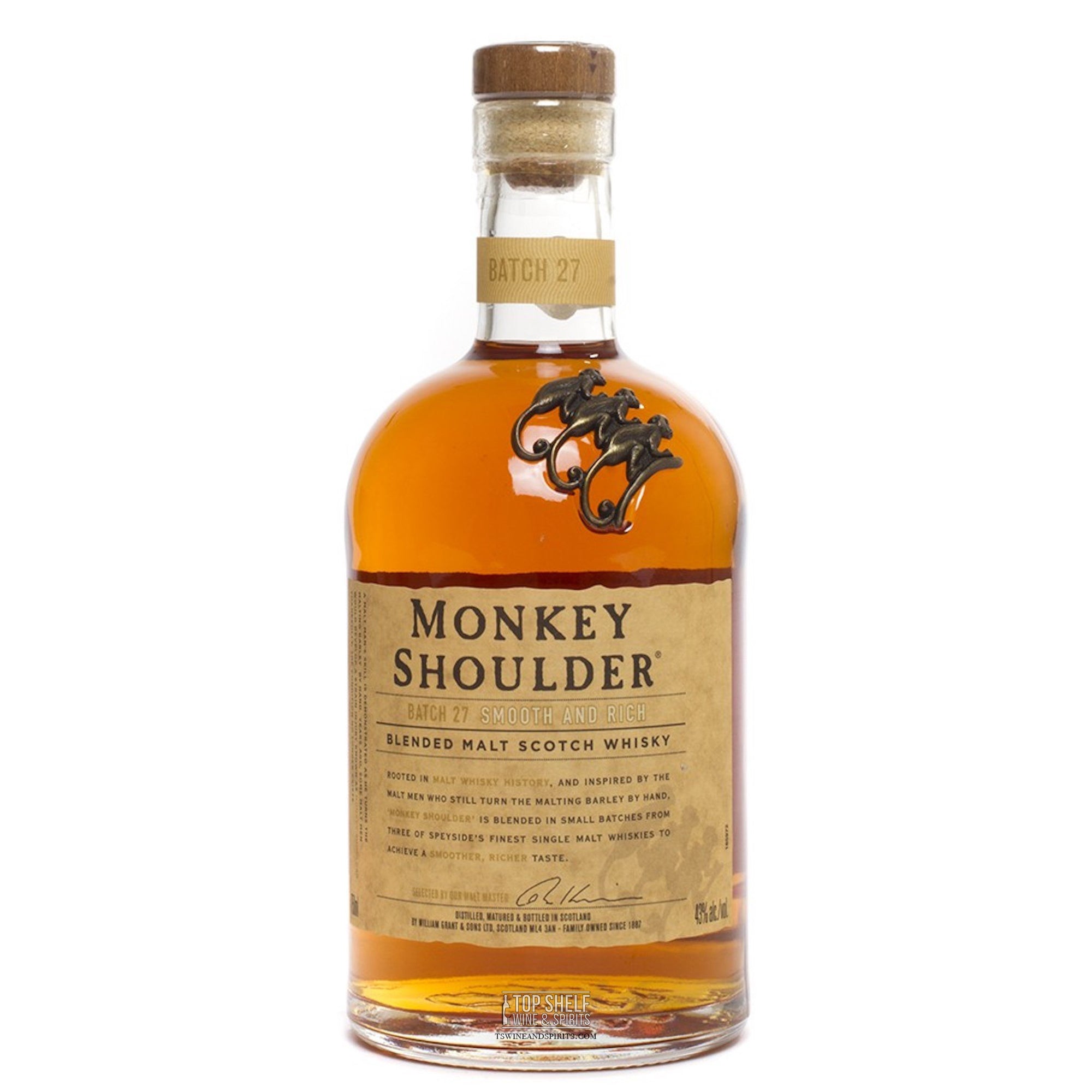 Batch & Bottle Monkey Shoulder Lazy Old Fashioned 375ml (70 Proof) :  Alcohol fast delivery by App or Online