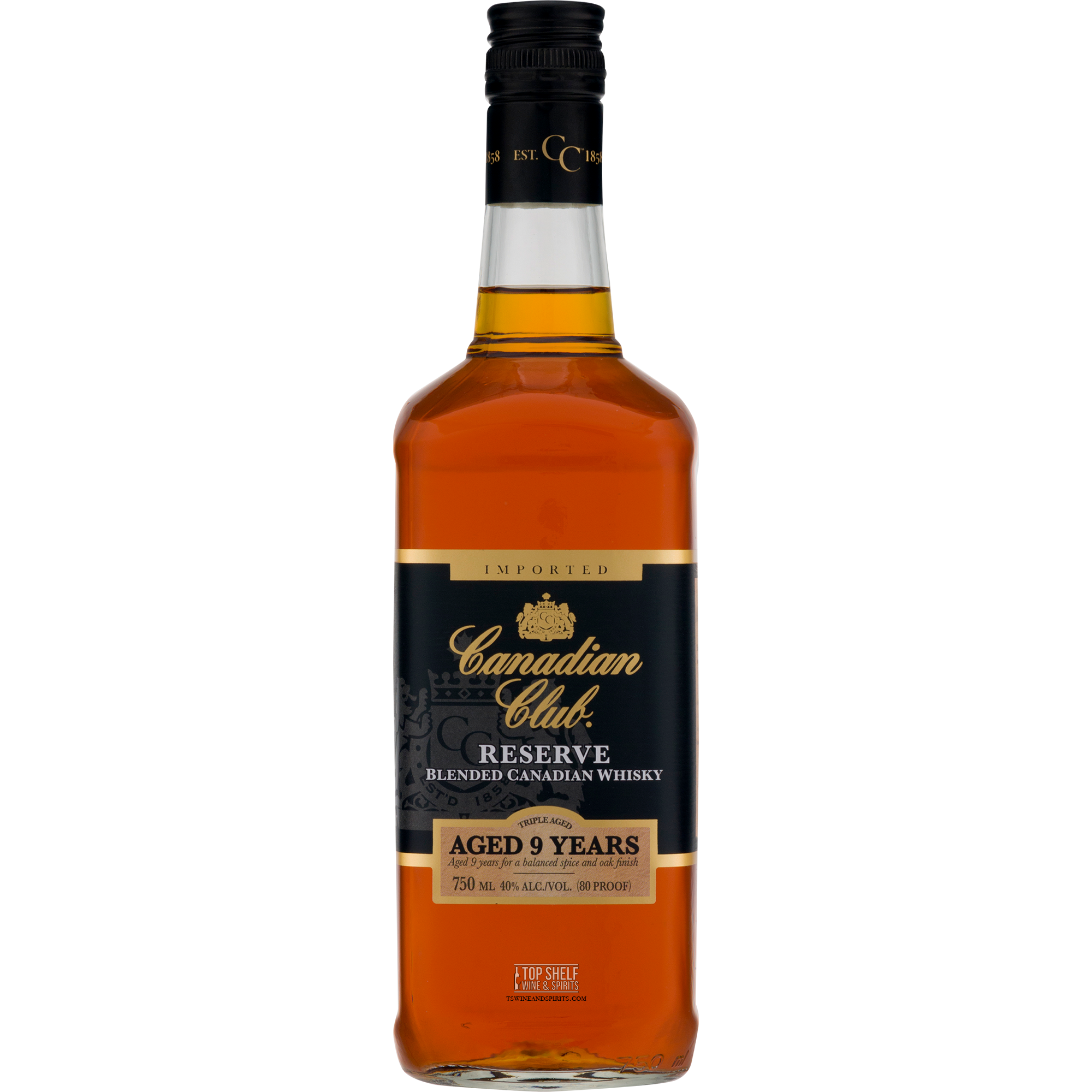 Canadian Club Reserve 9 Year Whiskey | Delivery to your Door