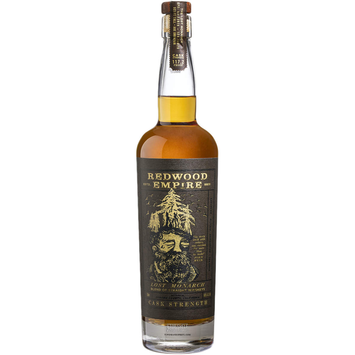 Redwood Empire "Lost Monarch" Cask Strength Blended Whiskey