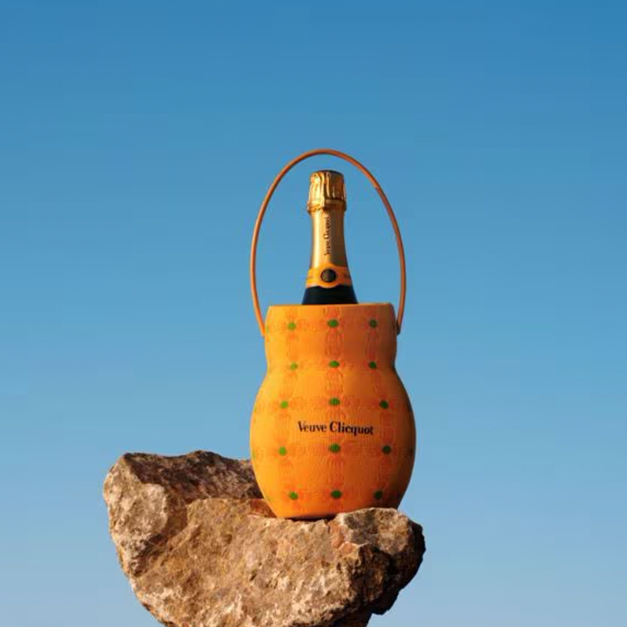 Veuve Clicquot Brut Sun Holder Crafted by Yinka Ilori