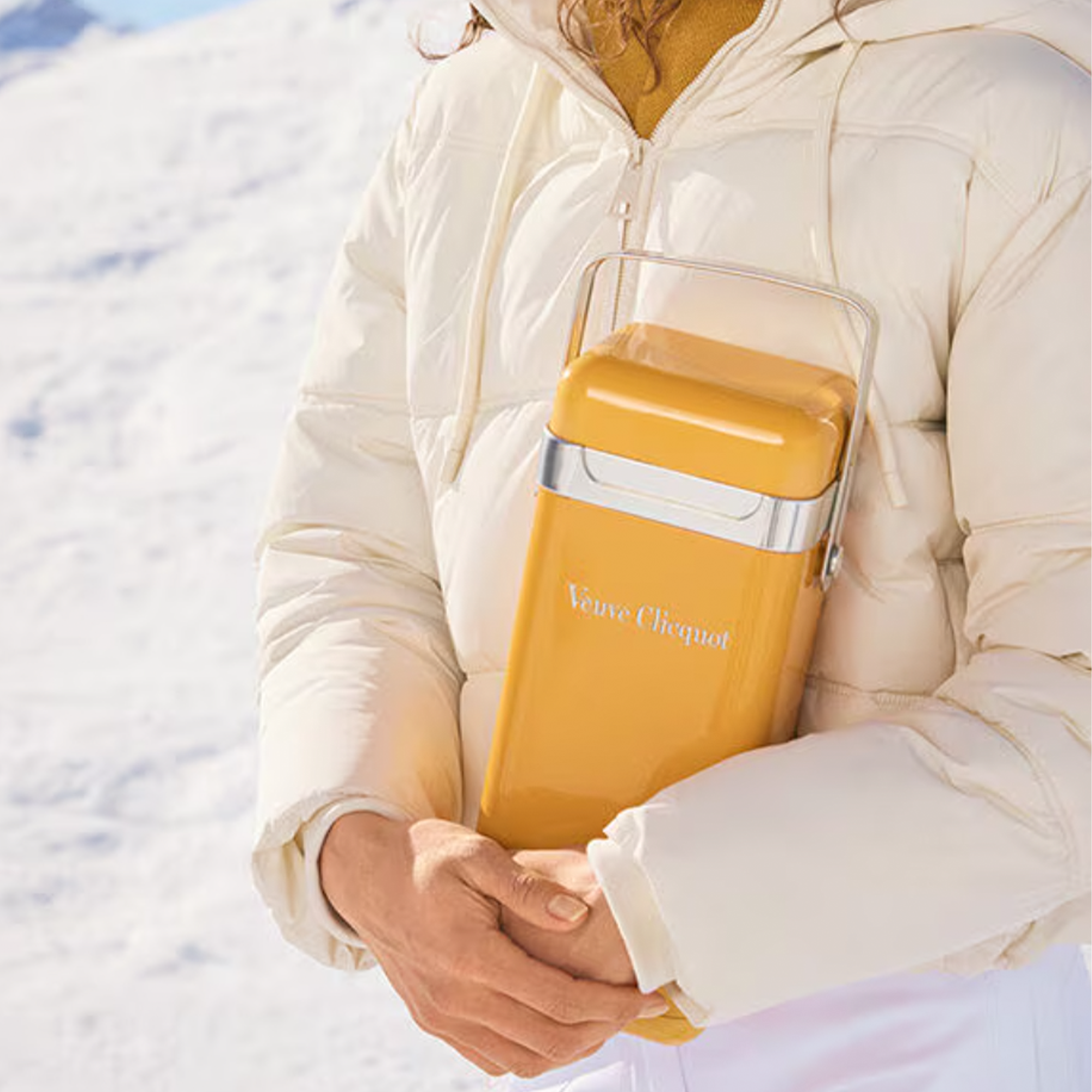 Veuve Clicquot Yellow Brut with Cooler