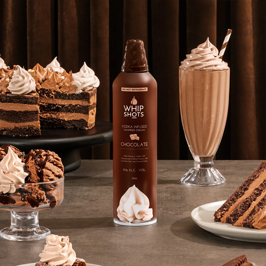 Whip Shots Chocolate Vodka Infused Whipped Cream 200ml