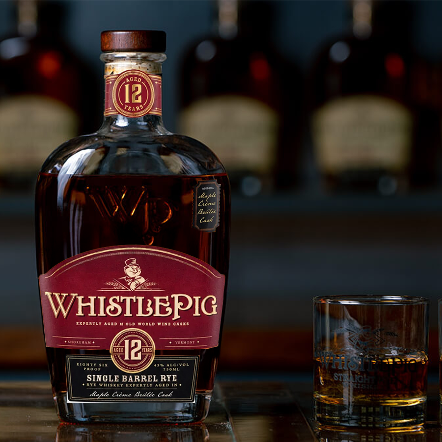 Whistlepig 12 Year Single Barrel Maple Crème Brûlée Finish Limited Edition