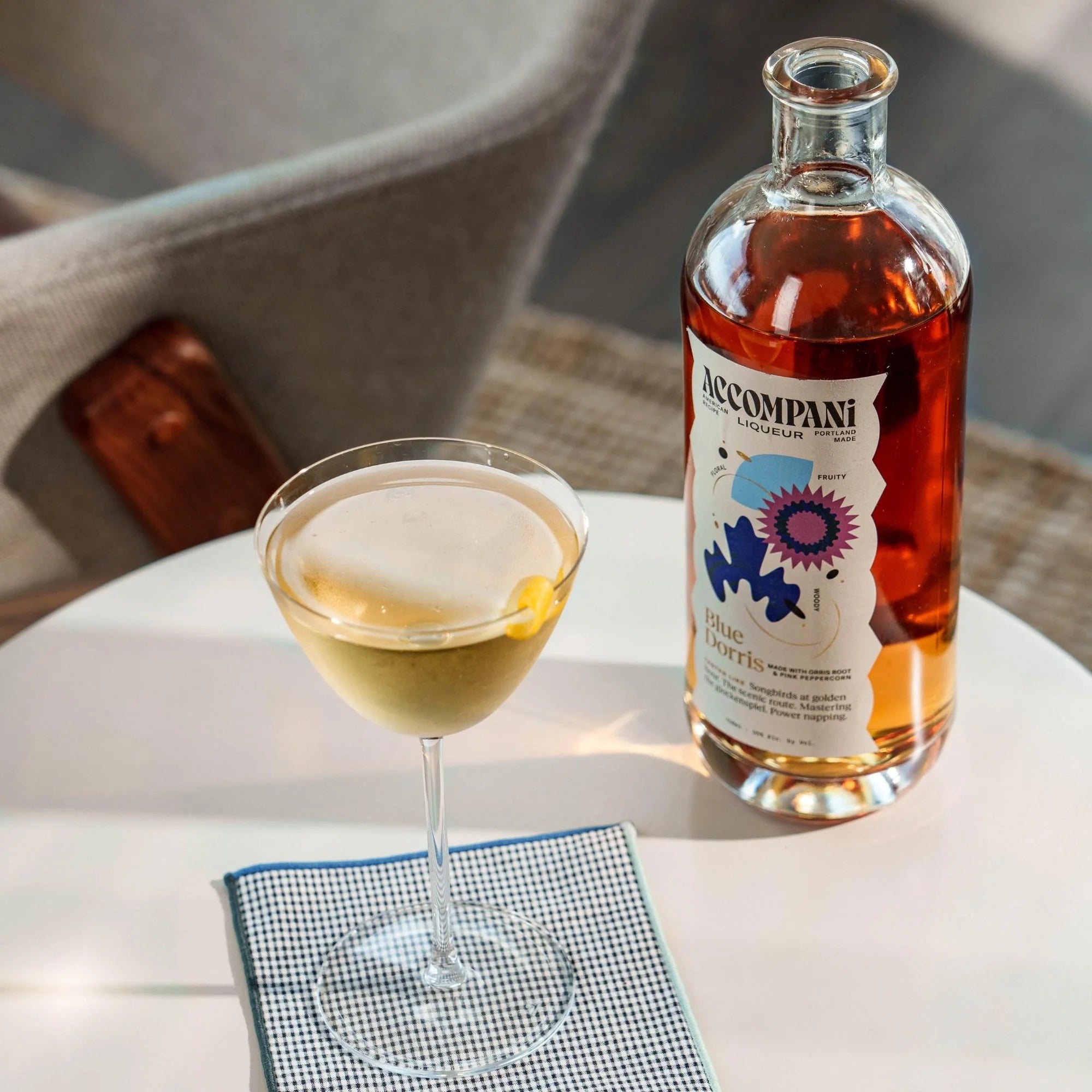 Accompani Blue Dorris Floral Liqueur